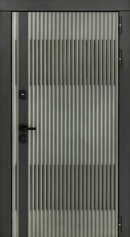 Входная дверь ДвериПРО Elfy ФЛ-790 Velutto Grigio DPRO201246 внешняя сторона